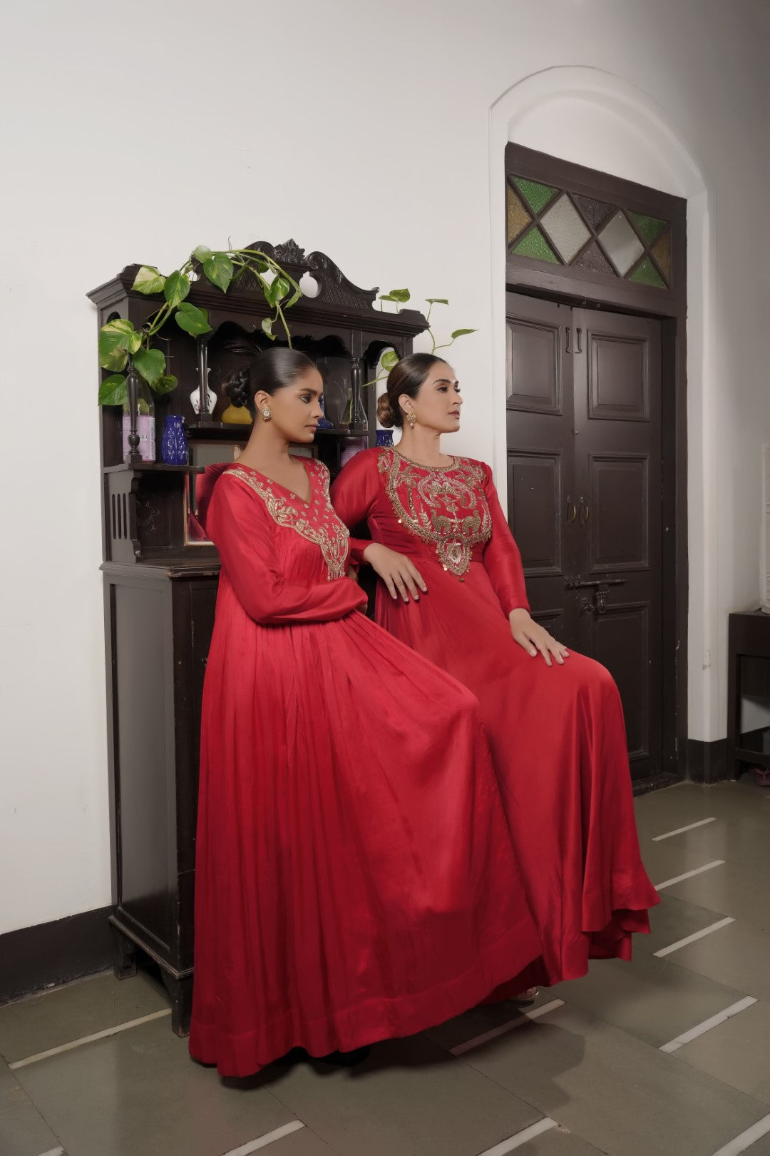 RED GOWN  FLAIR