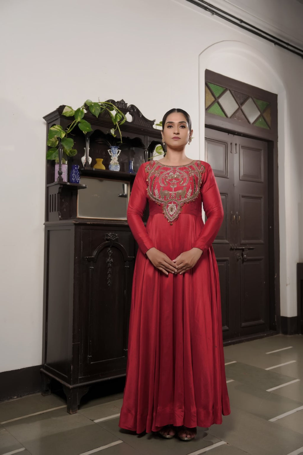 RED GOWN  FLAIR