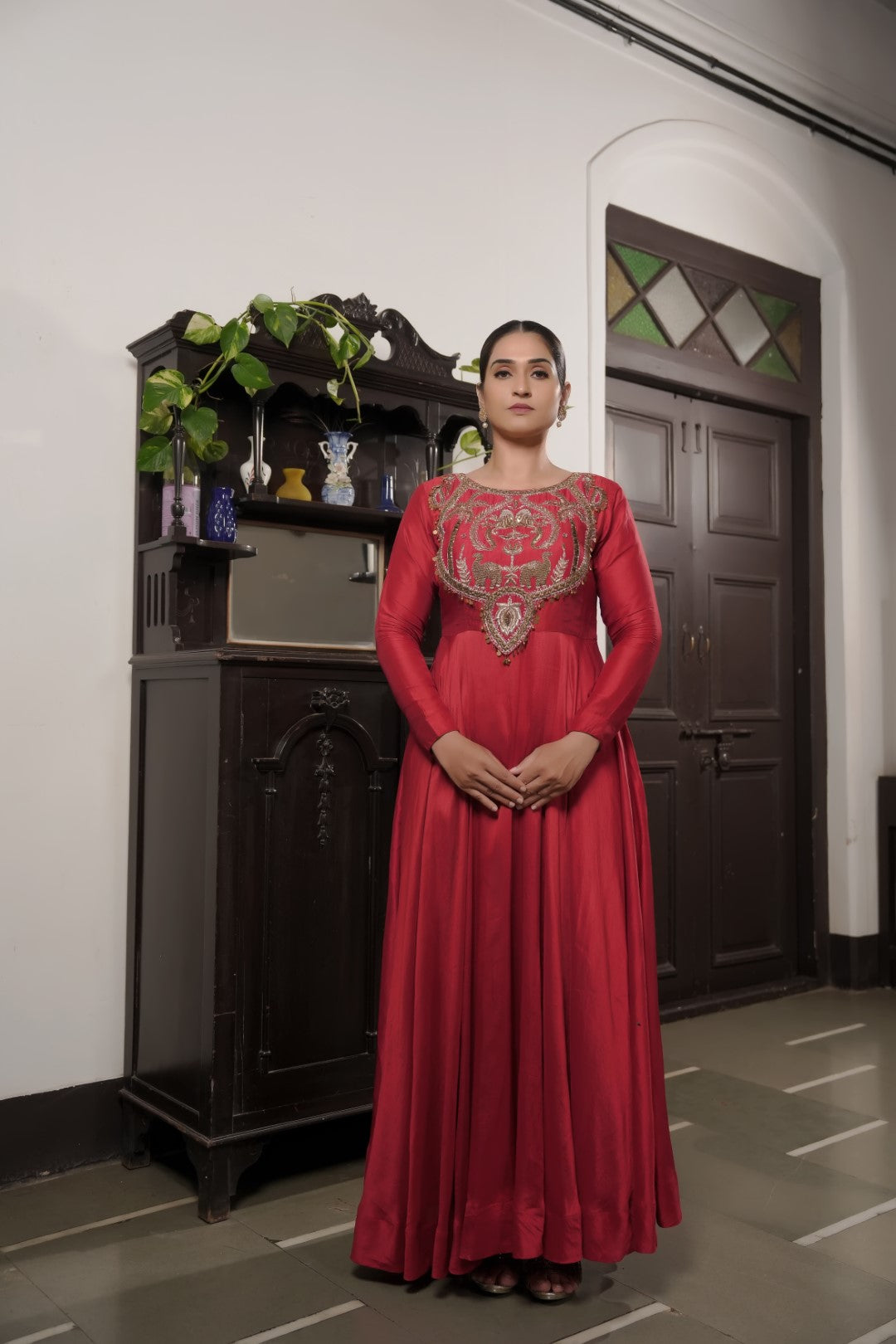 RED GOWN  FLAIR