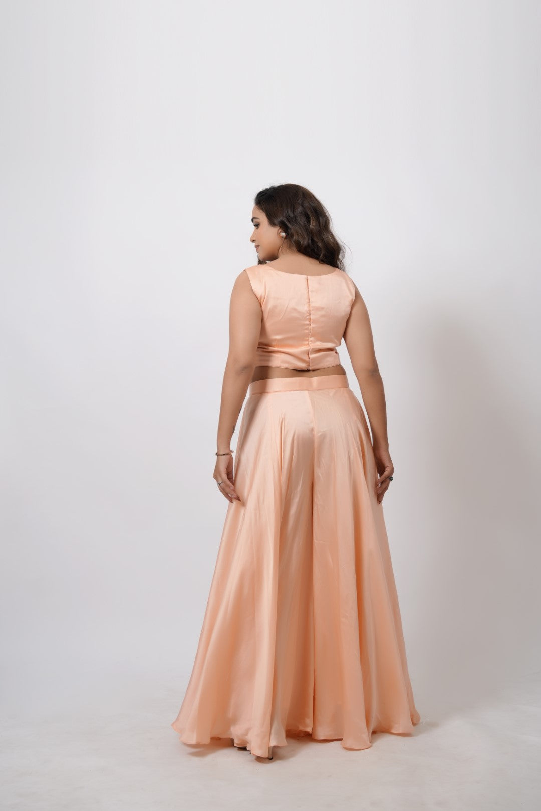 PEACH WASTERN PLAZA PAIR DRAPING