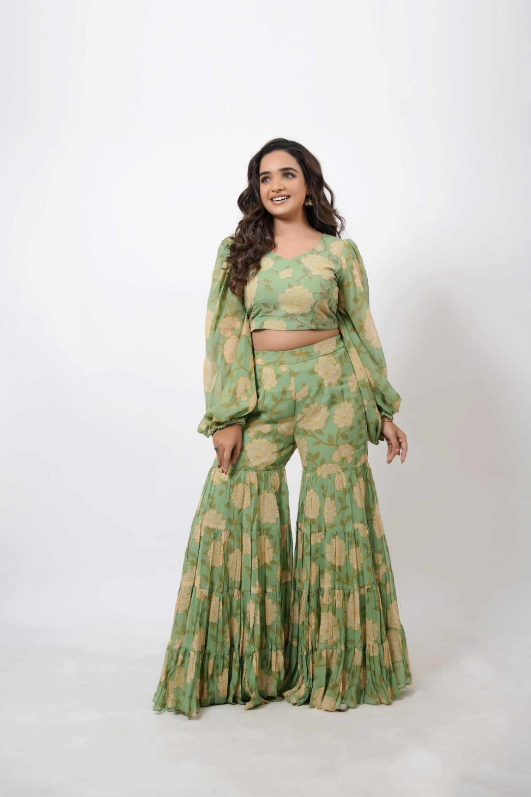 UNIQUE SARARA DRAPE SAREE