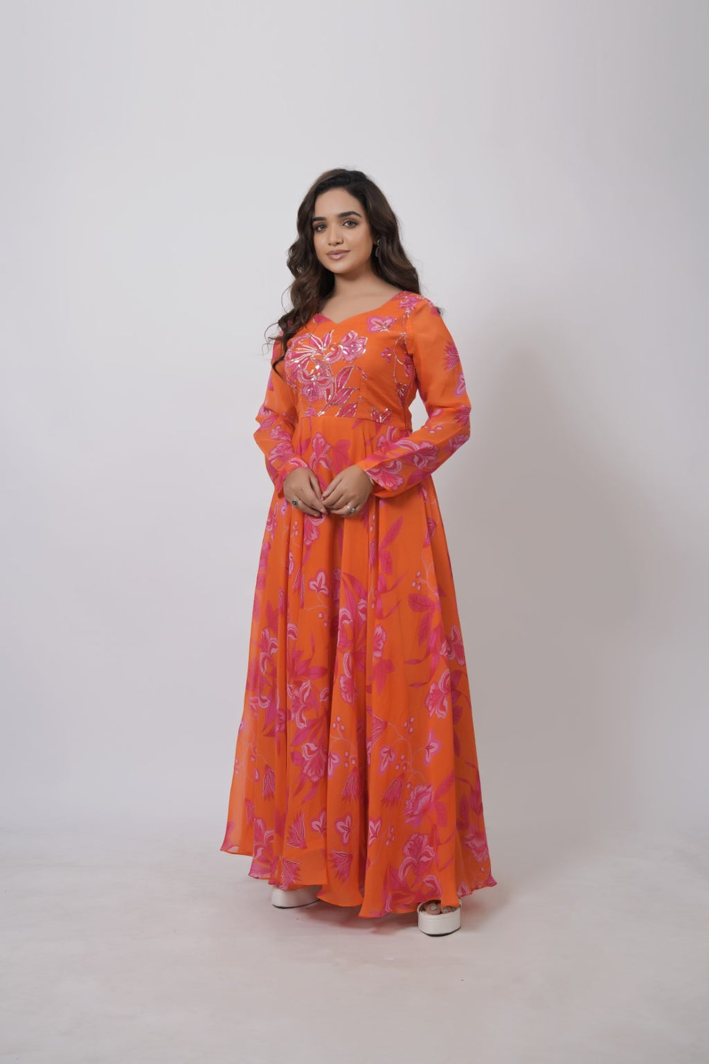 VIBRANT ORANGE DREES