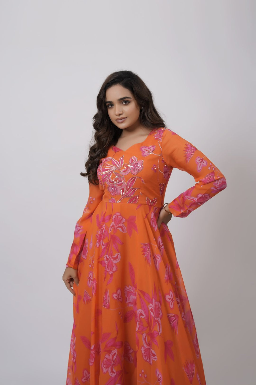 VIBRANT ORANGE DREES